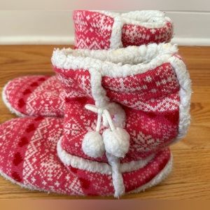 Winter wonderland festive booties size XL socks